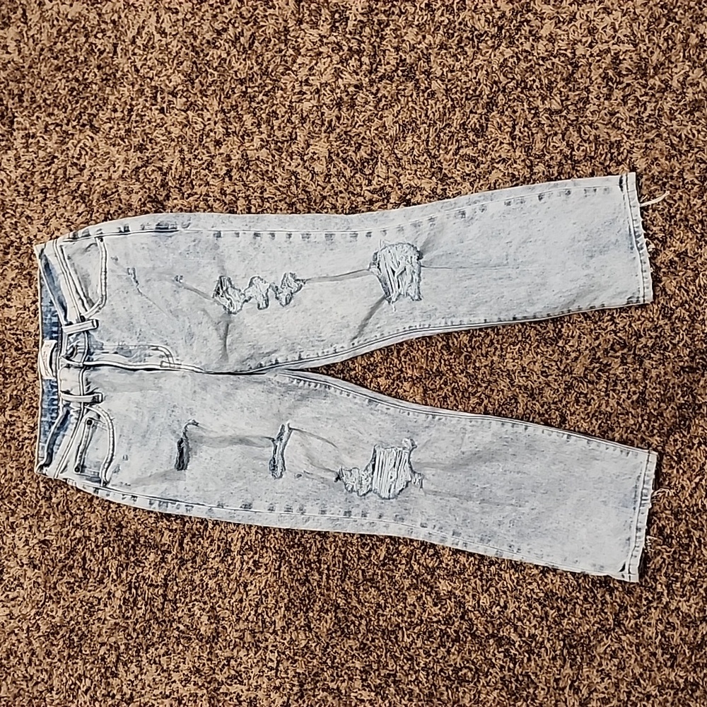 Abercrombie and Fitch the boyfriend mid rise flare jean 27 4 regular